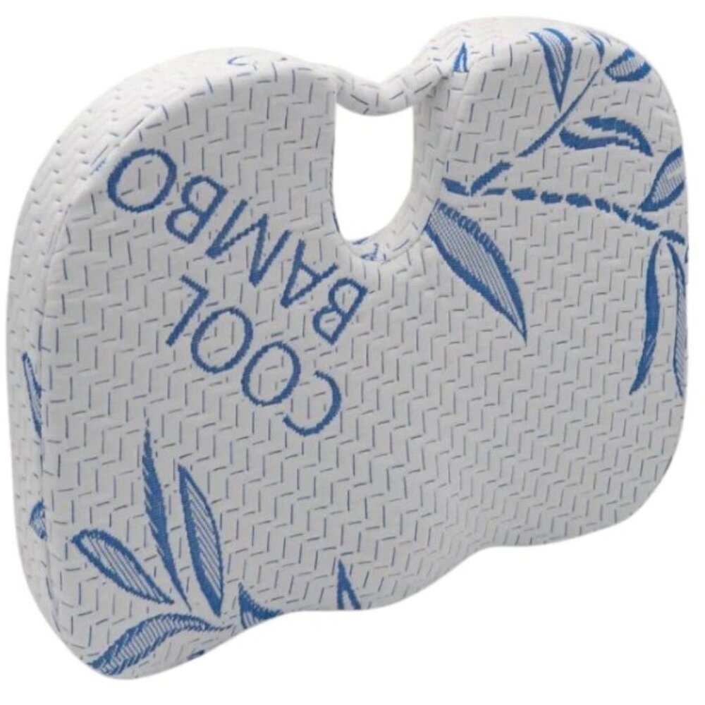 2 PACK - Bamboo Seat Cushion Pillow for Ultimate Comfort & Orthopedic Support
